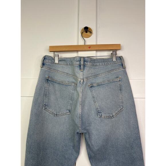 NEW Agolde Merrel Mid Rise Denim Straight Jeans in wash Astray Size: 31 - Picture 8 of 9